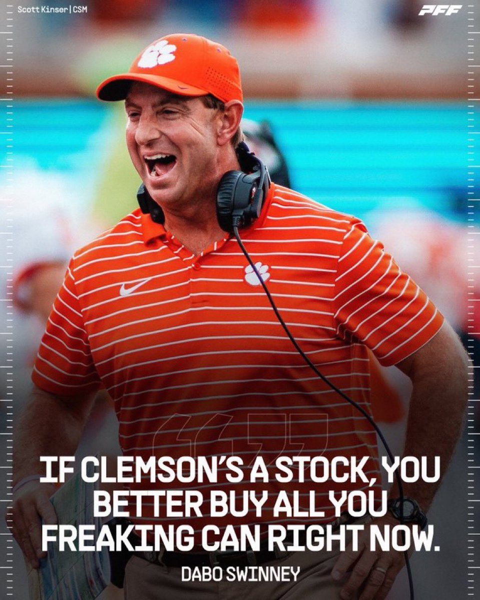 Dabo most likely flipped a 

Ole Miss WR 4 Star Commit 

And

ASU Baseball commit 4 Star QB 

In the same damn week.