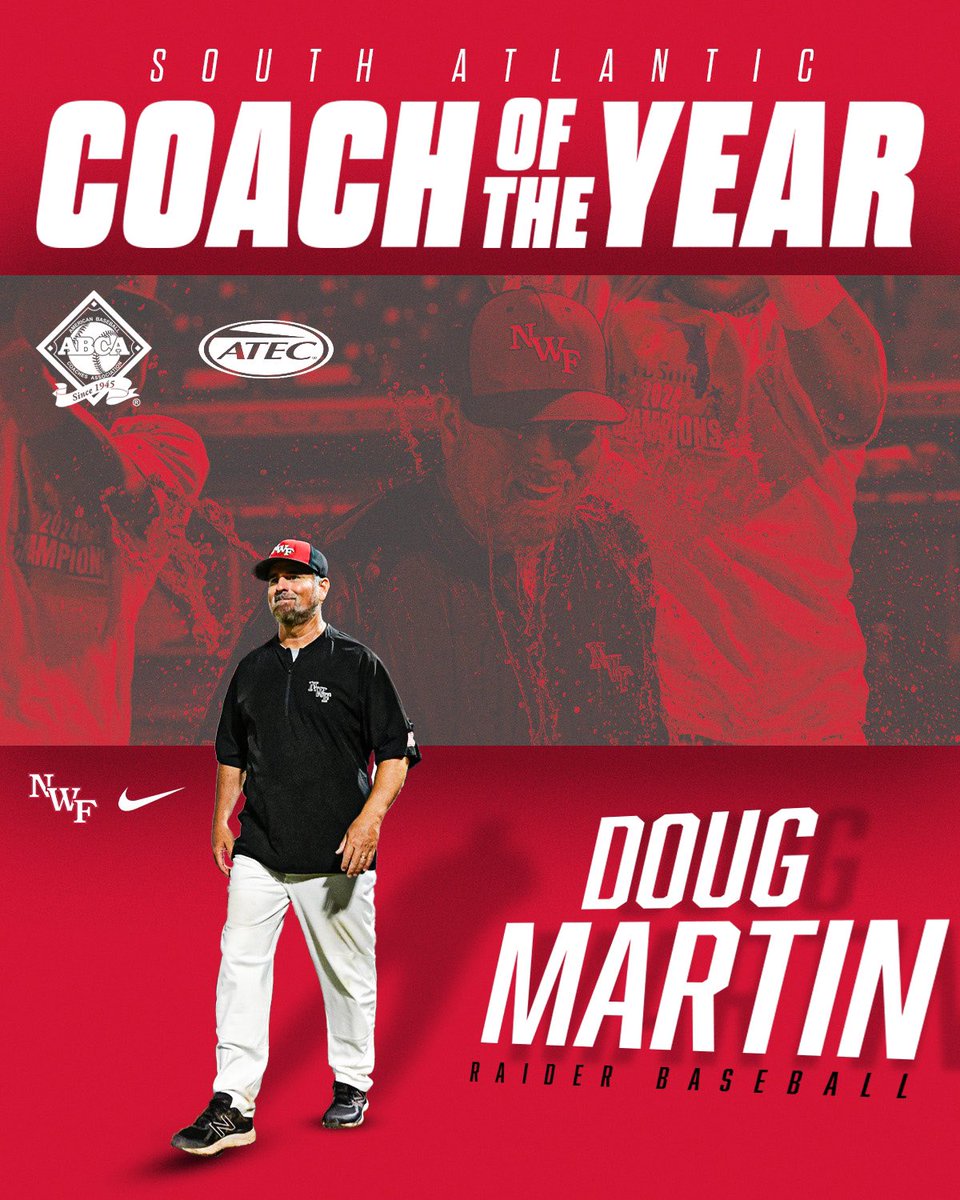 Another well deserved award for <a href="/martinnwf/">Doug Martin</a> 👏👏👏

Congrats coach!!

FULL ANNOUNCEMENT 📝
tinyurl.com/29nsbkss