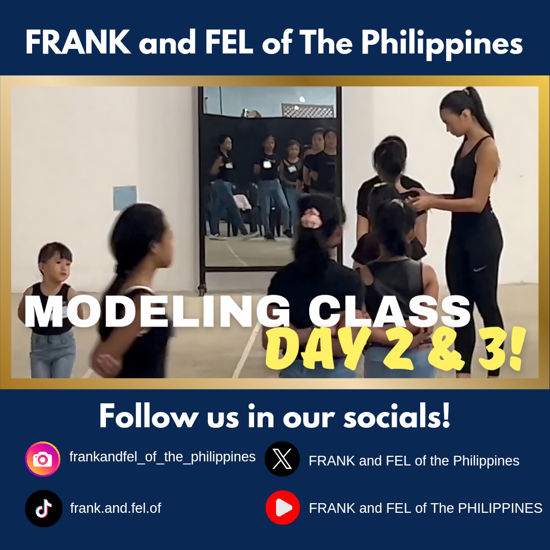 frankwaggoners's tweet image. Modeling Class of the Girls Continues! Checkout Full Video Link in Bio👍
Please Like, Share and Subscribe!
FRANK and FEL of the Philippines
The Expat Who Gives Back!
#modelingclass #expatlife #chickin #frankandfel