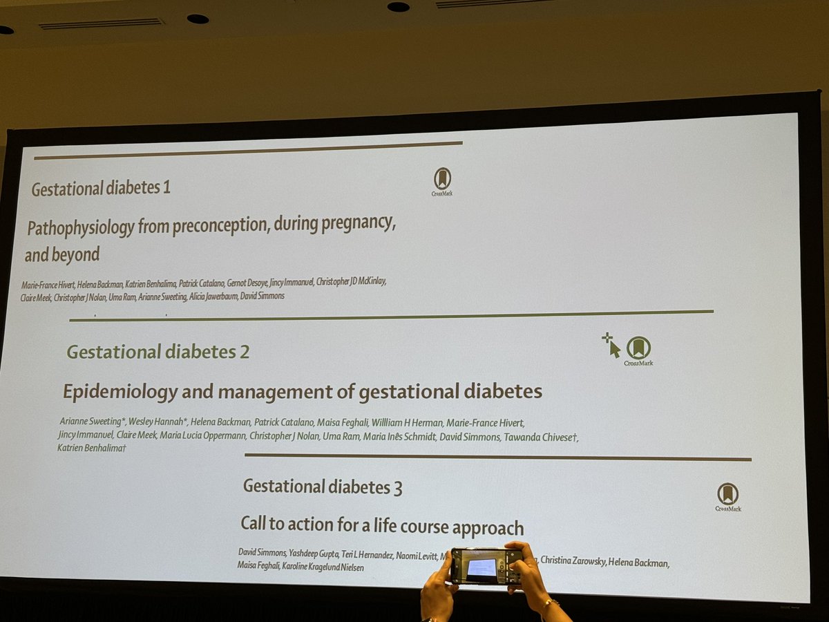 DrRonaldMa1's tweet image. Glad to catch @TheLancet seminar on #gestationaldiabetes. Great to see this important topic drawing attention. Need for lifecourse approach and prevention. Shift towards earlier diagnosis, complex pathophysiology and heterogeneity of GDM, role of CGM, and more..