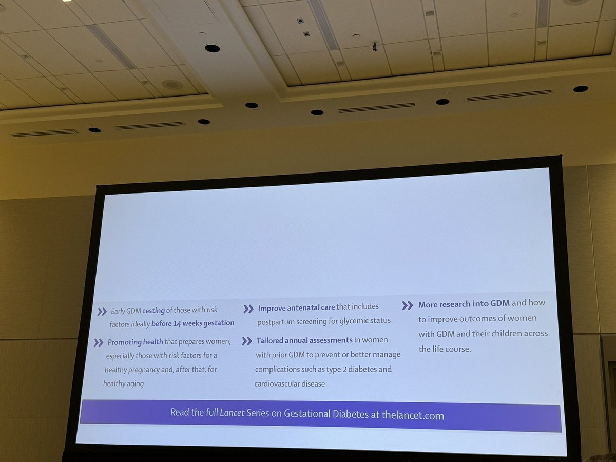 DrRonaldMa1's tweet image. Glad to catch @TheLancet seminar on #gestationaldiabetes. Great to see this important topic drawing attention. Need for lifecourse approach and prevention. Shift towards earlier diagnosis, complex pathophysiology and heterogeneity of GDM, role of CGM, and more..