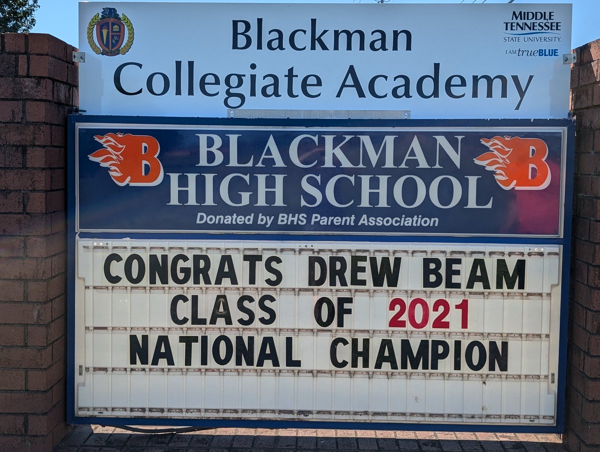 Congratulations, <a href="/drewbeam_/">Drew Beam</a>!  We are celebrating with you on Blaze Drive! #GoBlaze