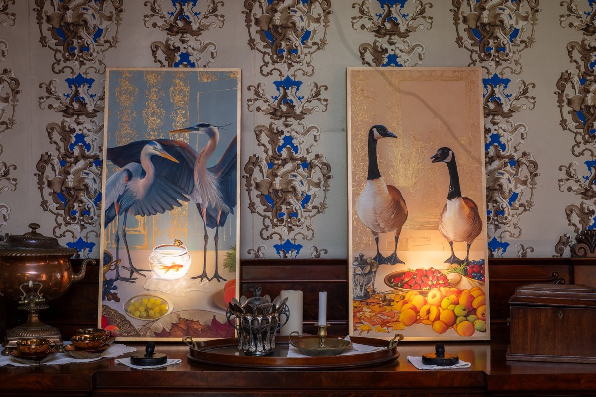 Charisma Panchapakesan’s collage-like drawings are inspired by her environment and the folklore of her Indian heritage.

In “Folk Tails”, she aims to breathe form into the sacred tales of animals and pay homage to the context of Colborne Lodge

On Until July 28!
📍 Colborne Lodge