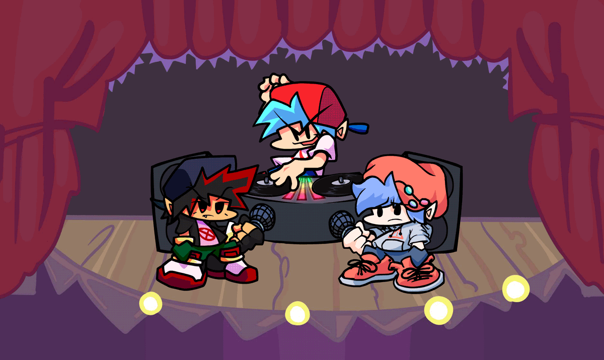 DaBigJ_Twit's tweet image. Made this random ass concept image. Would this be a good one shot mod idea?
#fridaynightfunkin #FNFSoftMod #SoftModAU #fnfbf