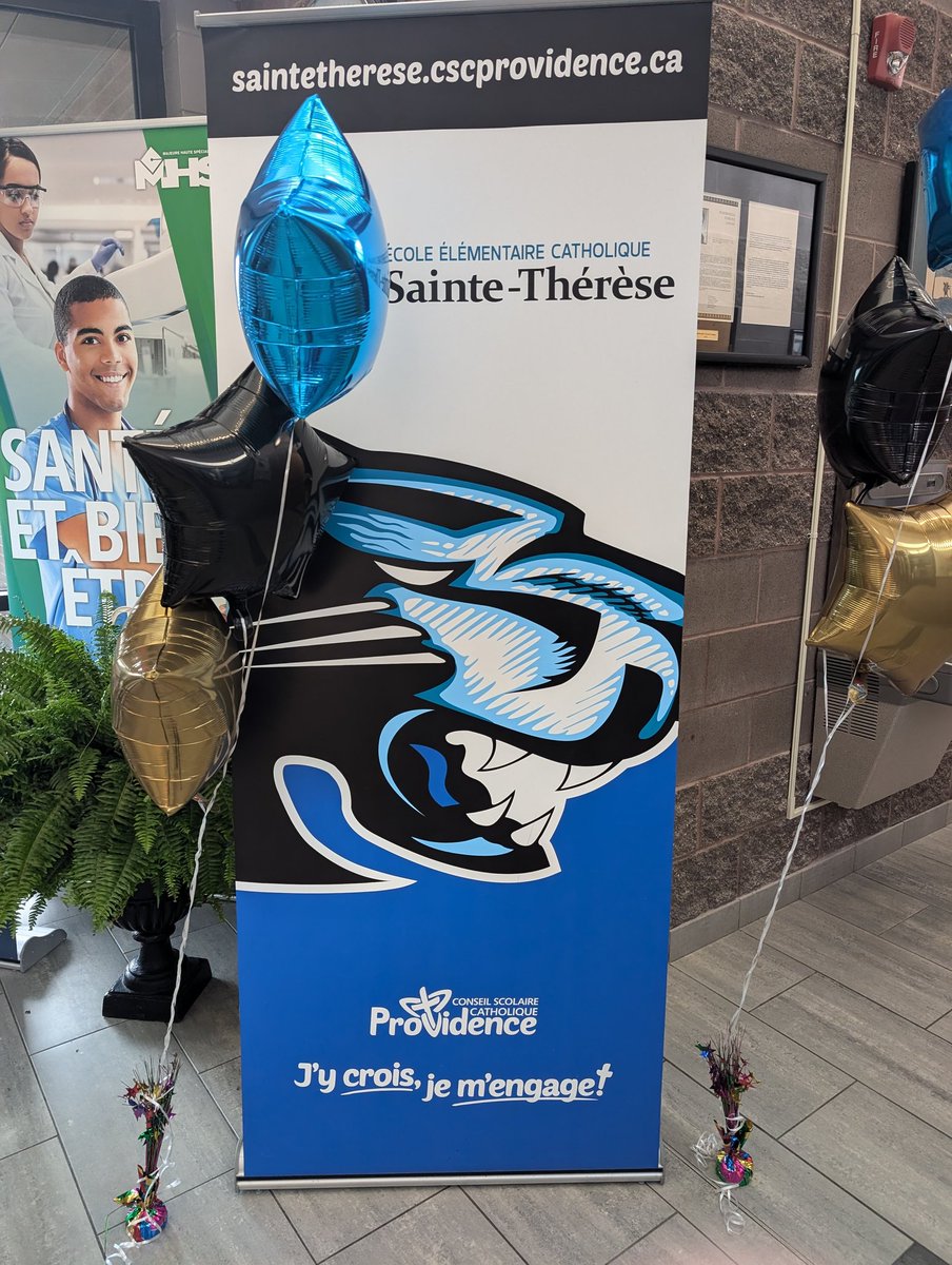 Félicitations aux Panthères <a href="/EECSteTherese/">École catholique Sainte-Thérèse</a> dans le cadre de votre remise de diplômes. <a href="/ESCEJL/">École secondaire catholique E.J. Lajeunesse</a>  <a href="/ESCLESSOR/">École secondaire catholique l'Essor</a> vous accueilleront à bras ouverts en septembre 2024.  <a href="/CscProvidence/">Csc Providence</a>