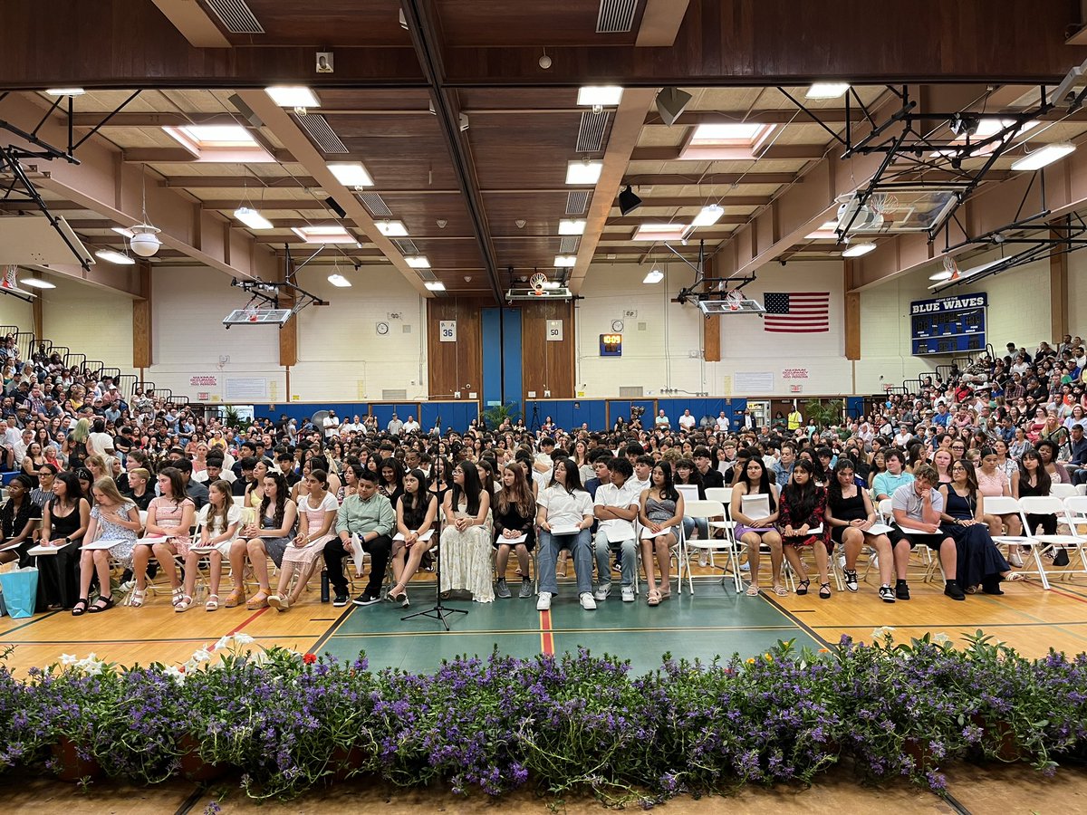 Dr. Koerner and I attended our last MS moving up ceremony today leading to our retirement.  We are very proud of our 8th graders overall achievements and wish them great success upon entering Riverhead HS.