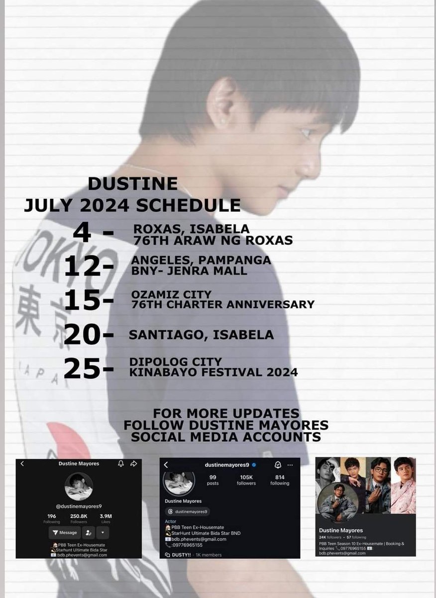 Napostpone lang pala dito sa Angeles, Pampanga. Huhuhu

See you, <a href="/dustinemayores9/">Dustine Mayores</a> 🫰🏼

(cto <a href="/Team_Dustine/">Team Dustine Official</a>)