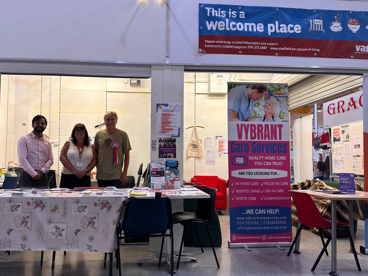 Steve4Heeley's tweet photo. Out and about at @TheMoorMarket. Sheffield Council stall has details of lots of services available to help people. https://t.co/QQhjPZugFj