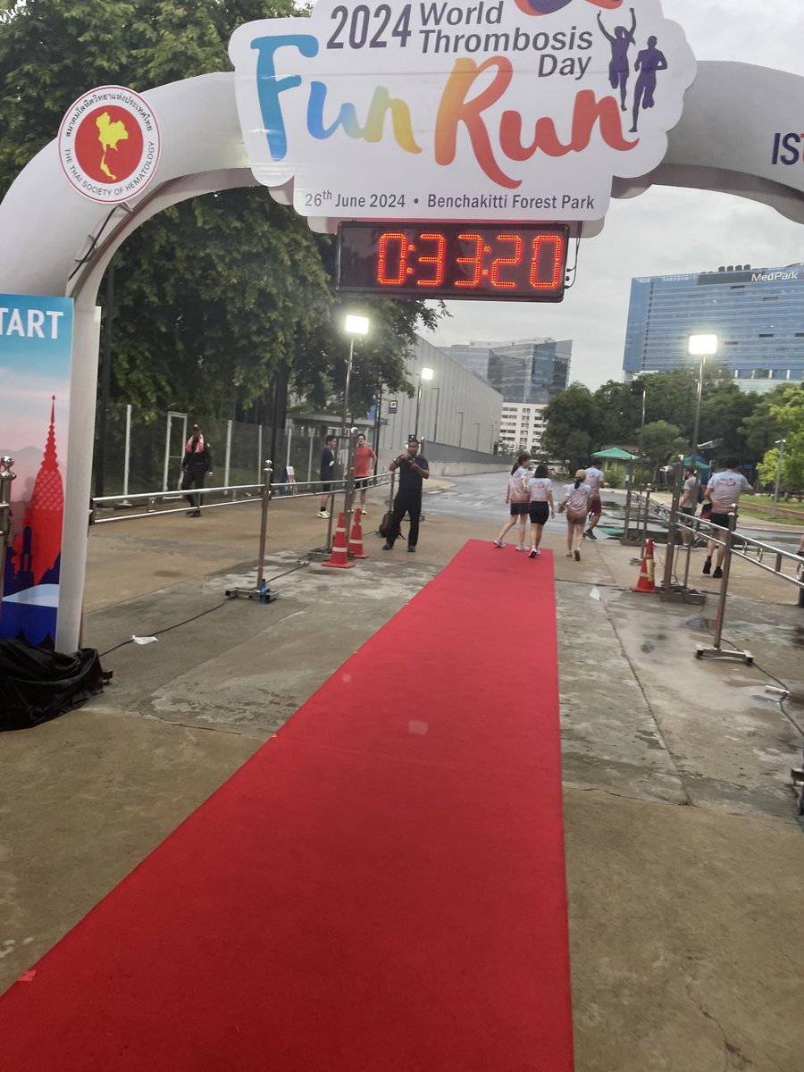 Early start, but enjoyable nonetheless, many thanks to the Thai Society for Haemostasis for organising this event. #isth2024, #WTD