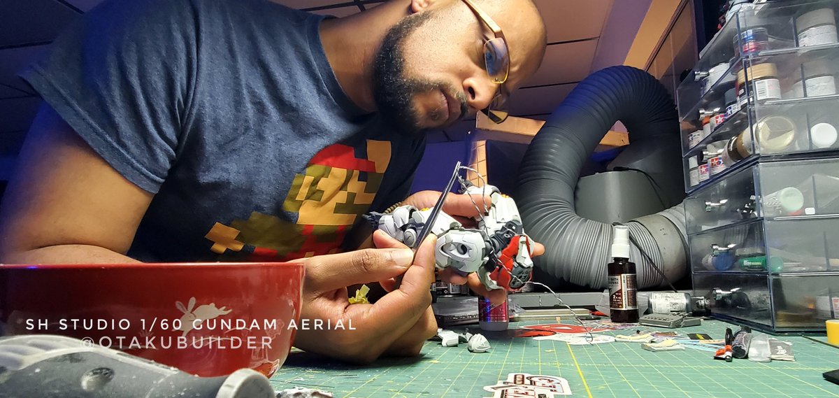 Otaku_Builder's tweet image. Whoaah!! Counting down the hours so I can get back to work and on my commission tomorrow. God damn it's going to be a scorcher In the garage LOL🥵🔥🌡#perfectgrade #gundamwitchfrommercury