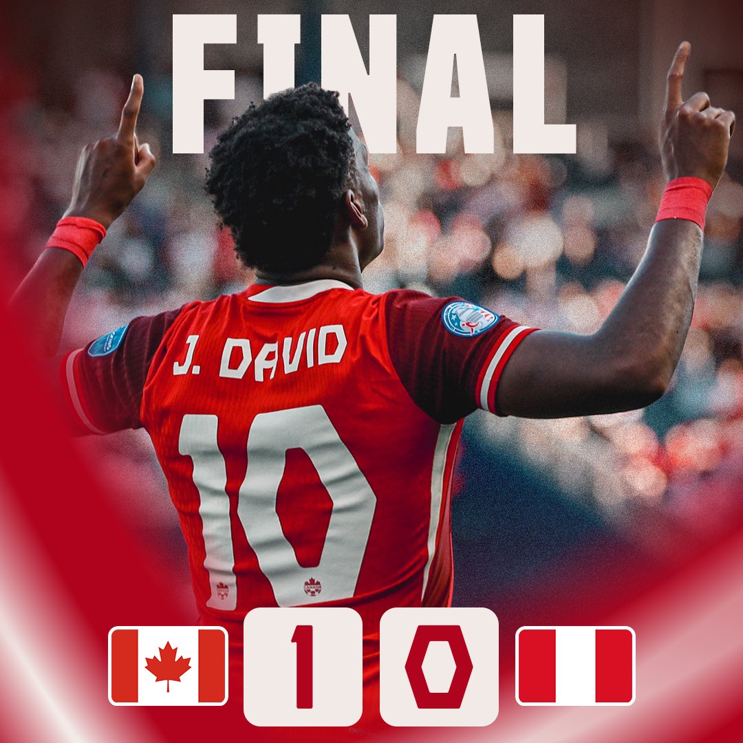 WE SECURE OUR FIRST EVER COPA AMÉRICA VICTORY!!!  

#CANMNT #NoFearAllFight