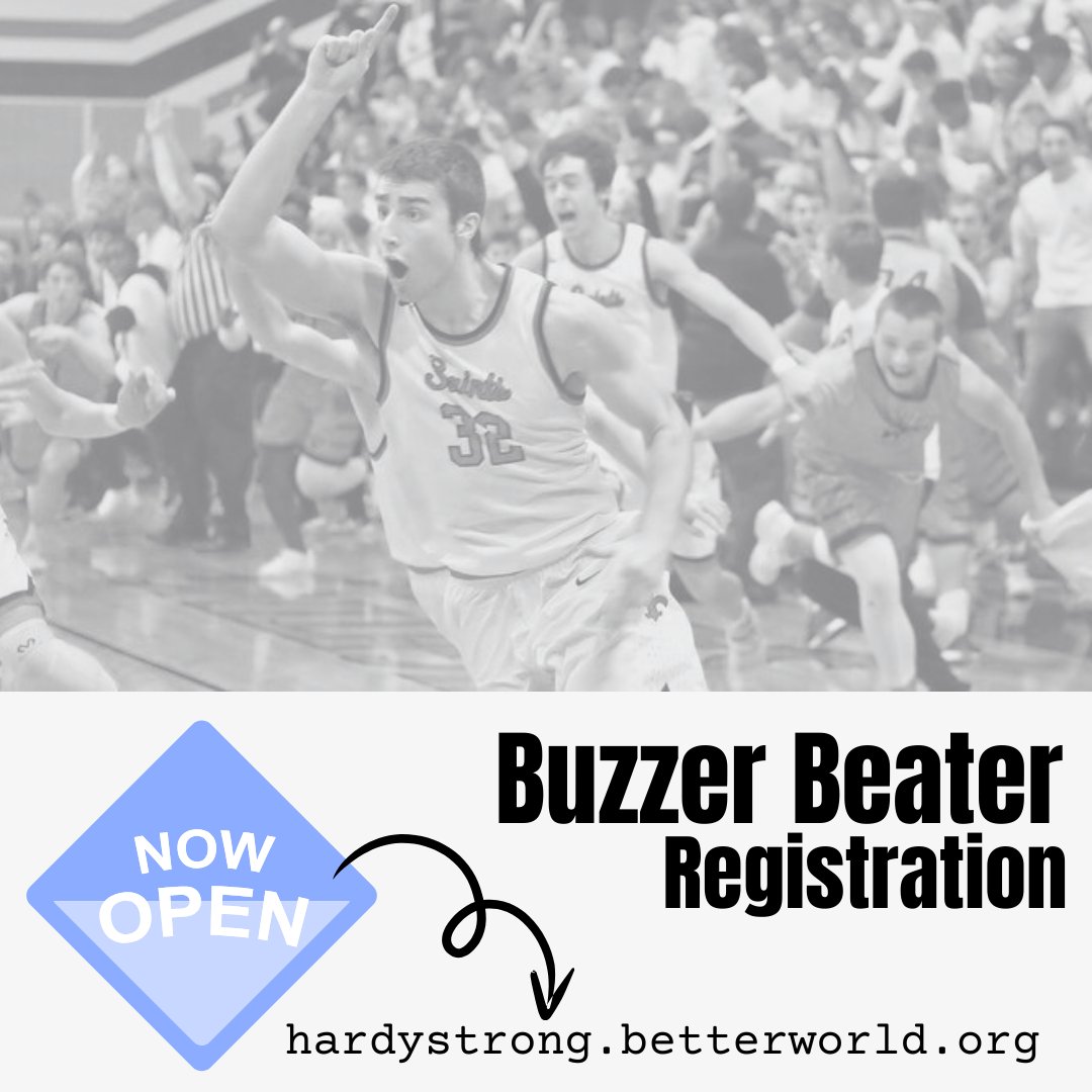 If you missed our first round of registration for the 2024 Amazing Race, you're in luck! We're offering an extended round of sign ups on hardystrong.betterworld.org. The shot clock is on... Don't miss your shot!