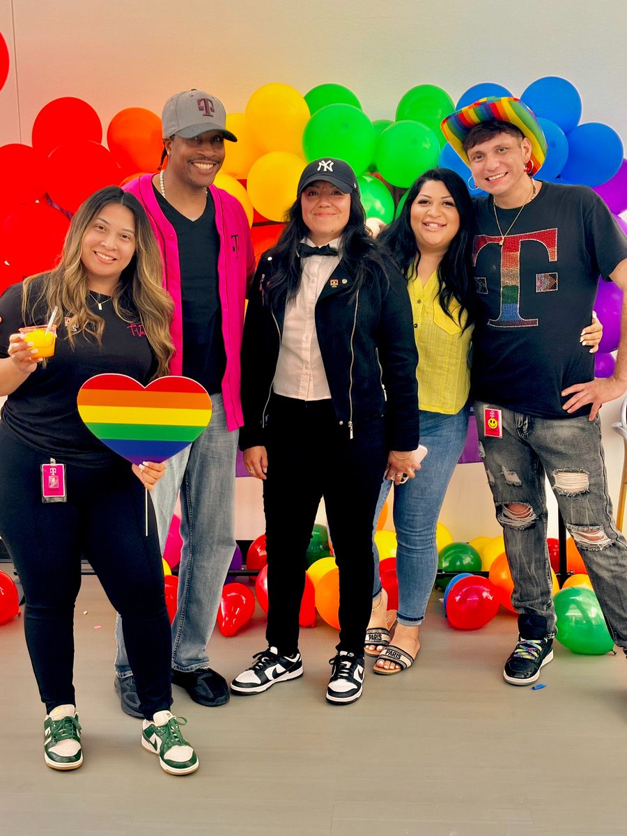 Pride parade &amp; social hour definitely was so much fun! Shout out to our Pride Leads Danielle and Bash! 🌈 We are ONE TEAM TOGETHER! 🥹 #BEYOU