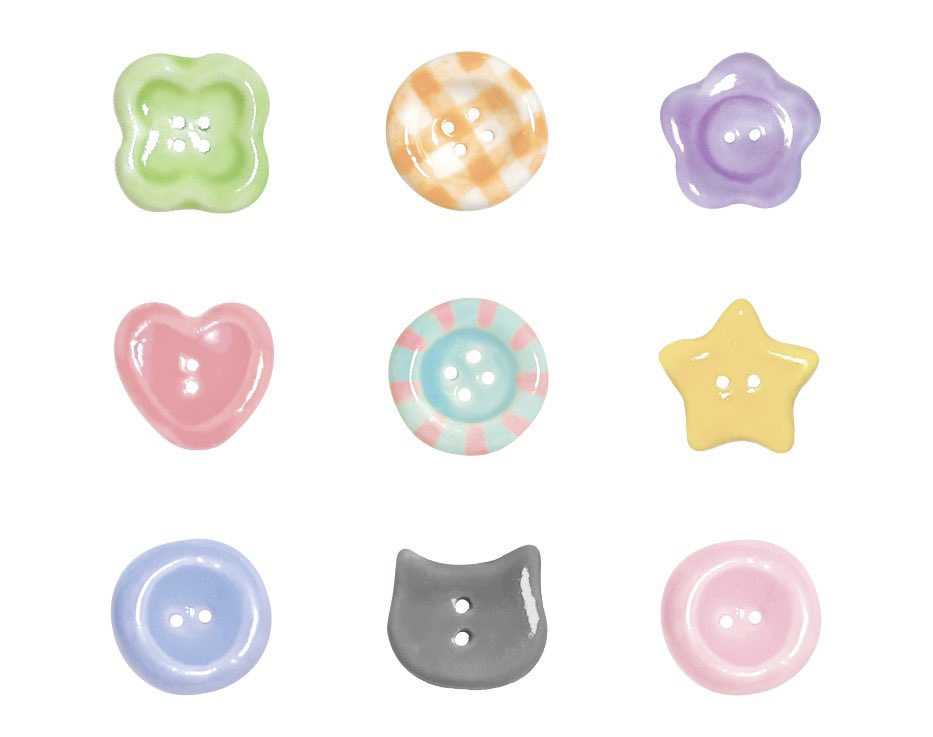 종이별은 아니지만 별이 포함된 단추 스티커 공유합니다!
곧 이 단추들로 실물 스티커도 출시되니 많관부...⭐️