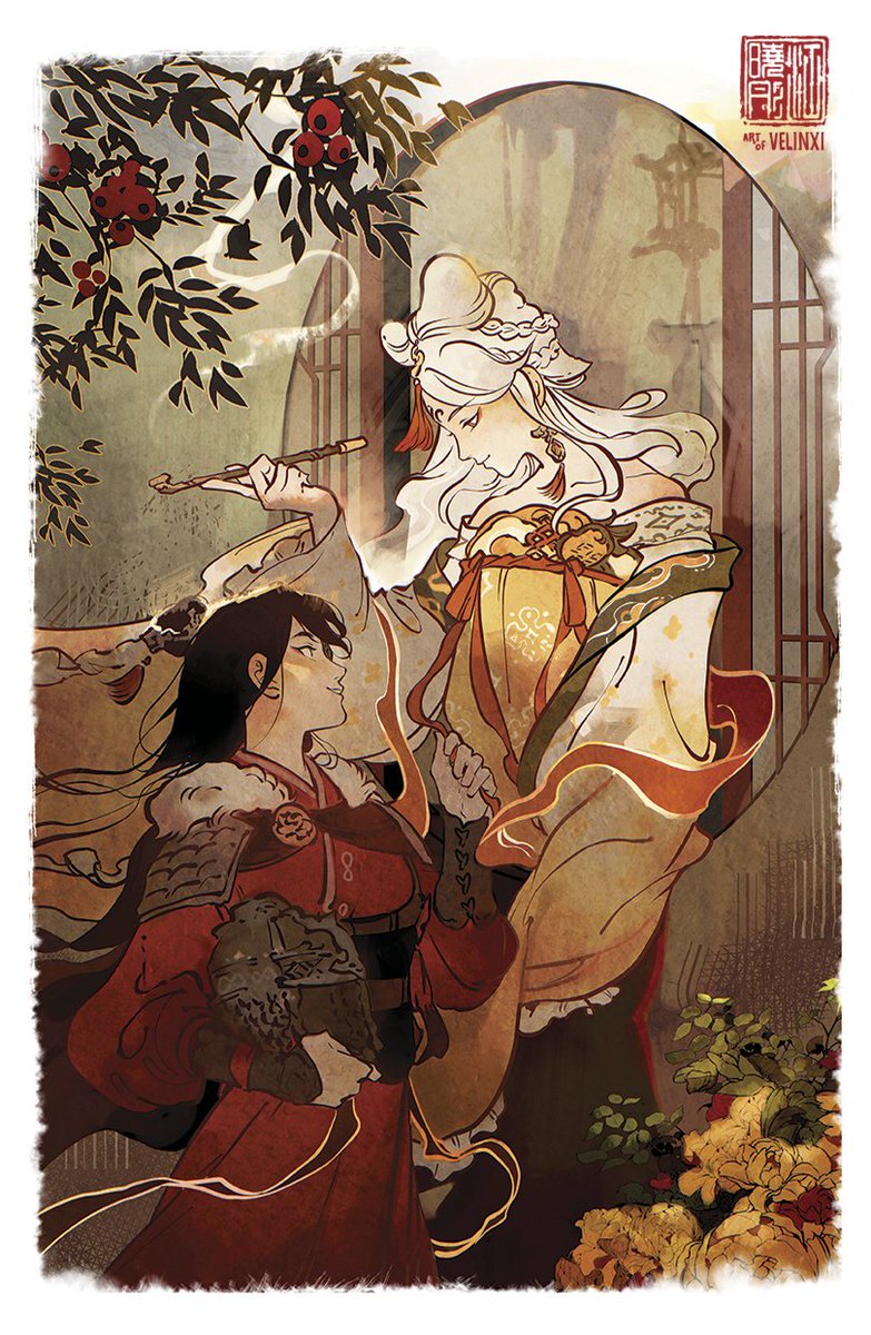 Velinxi's tweet image. I love drawing them like they're ancient mythological figures