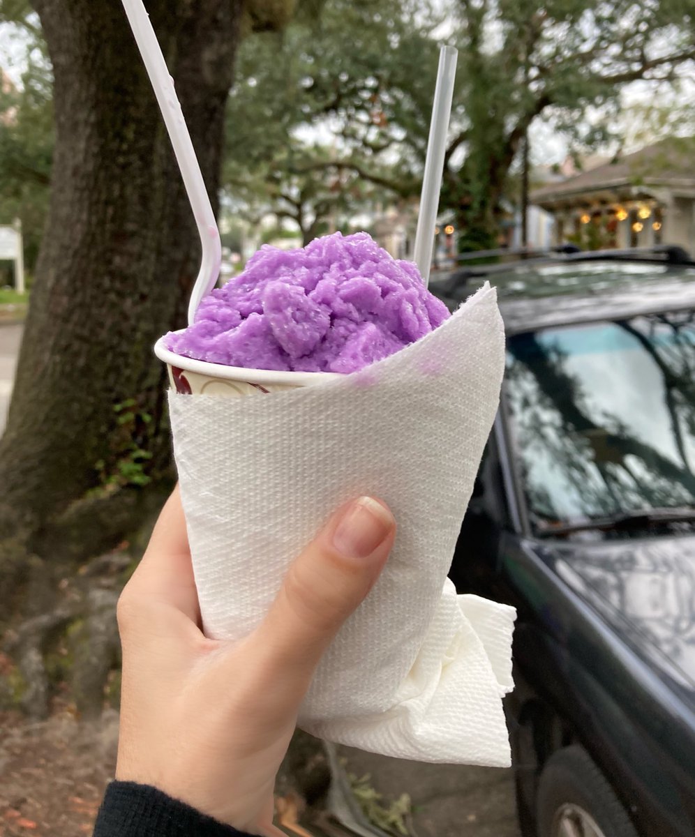 Orchid Cream Snowball at Imperial Sno on Magazine. #NewOrleans #Southern #Summer <a href="/ImperialSno/">Imperial Sno</a>🌺