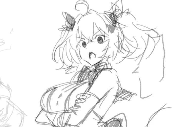 朝落書き。可愛く描けた☺️ 