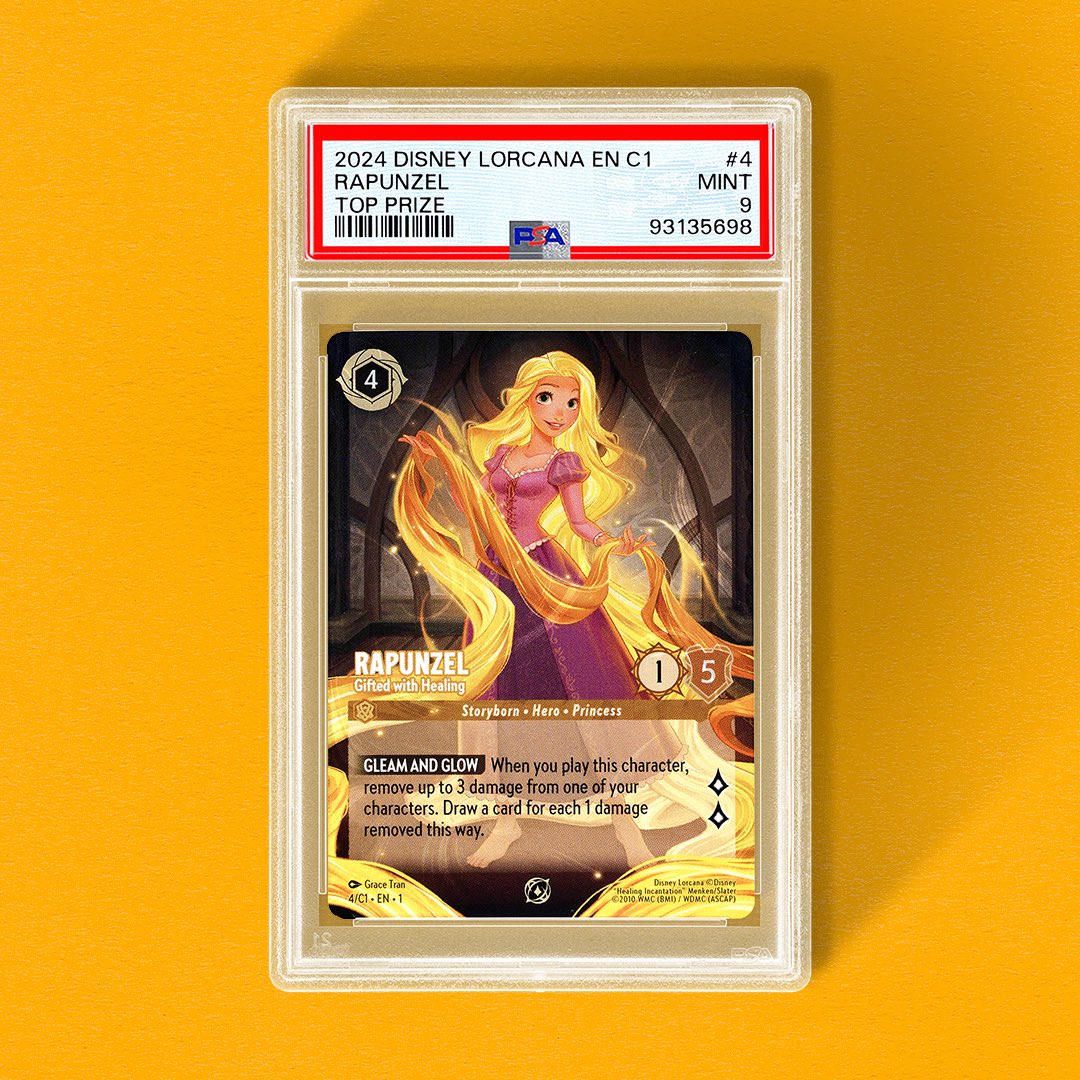 lorcana tangled cards Disney Trading Card Game Rapunzel Starter Set Collection 4 Packs, Portfolio Promo Card Ravensburger Legendary Number Here's an exclusive first look