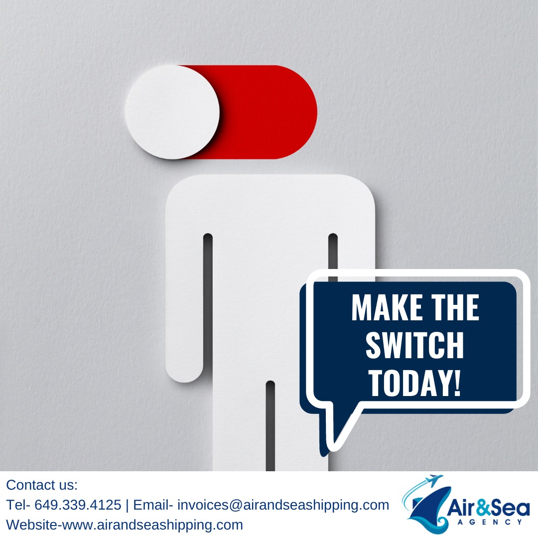 Why switch to Air and Sea Agency?
✅ Experience 
✅ Reliability 
✅ Convenience 
✅ Friendly Service 

Make the switch today and sign up for your FREE Air &amp; Sea Agency account online at airandseashipping.com

 #turksandcaicos  #airseaagency #shipping #signuptoday