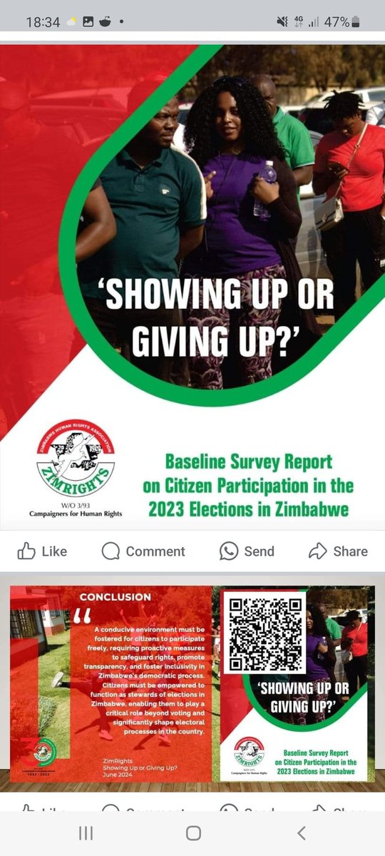 Happy to witness the launch of this important report. I remember the ground breaking engagement meetings i presided over and the subsequent discussions around methodology and data presentation. Those working on election here is a masterstroke if it pleases you.