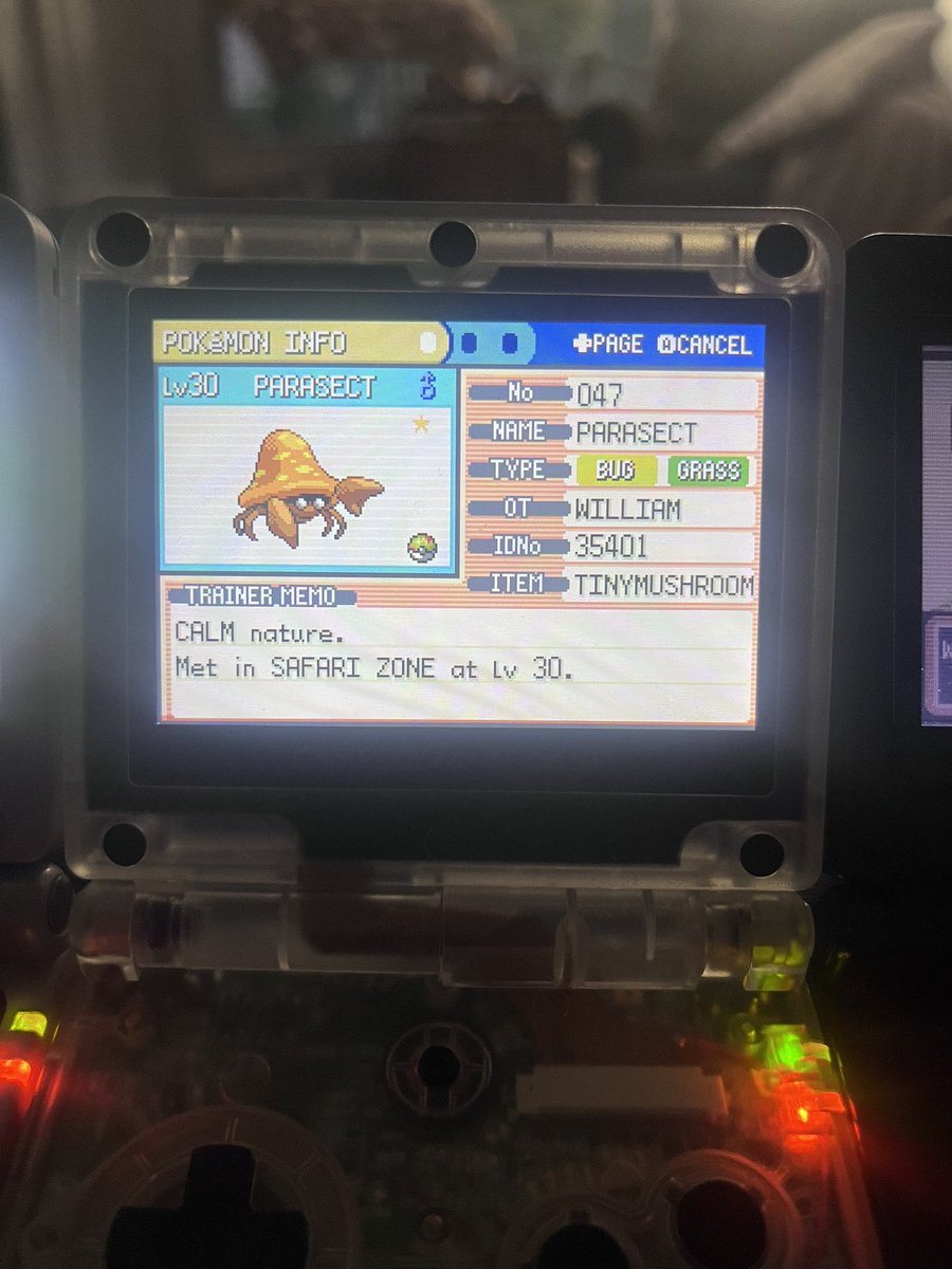 hkish_'s tweet photo. First shiny of Safari Week! Shiny Parasect after 1,959 encounters in the Kanto Safari zone while watching the Last of Us. #SafariWeek #SafariWeek2024 https://t.co/PQj7r6QmgG