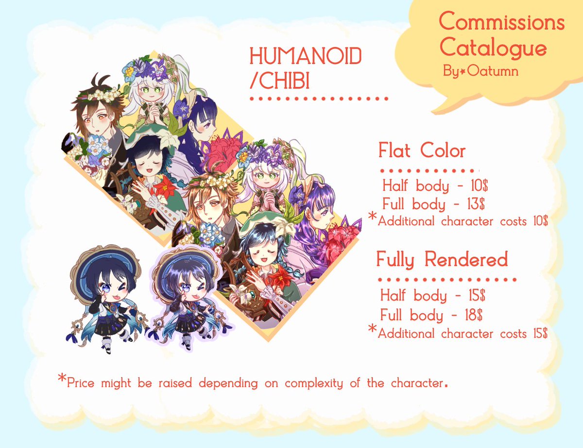 finn_ette's tweet image. Hello! I&apos;ve updated my sheet price. I thought after 6 months its finally time to raise it 😖 I also added comic c0mmission! Please check them out and as always thank you  for the support 💖

Payment only in USD and through PayPal after sketch!  #artistontwittter