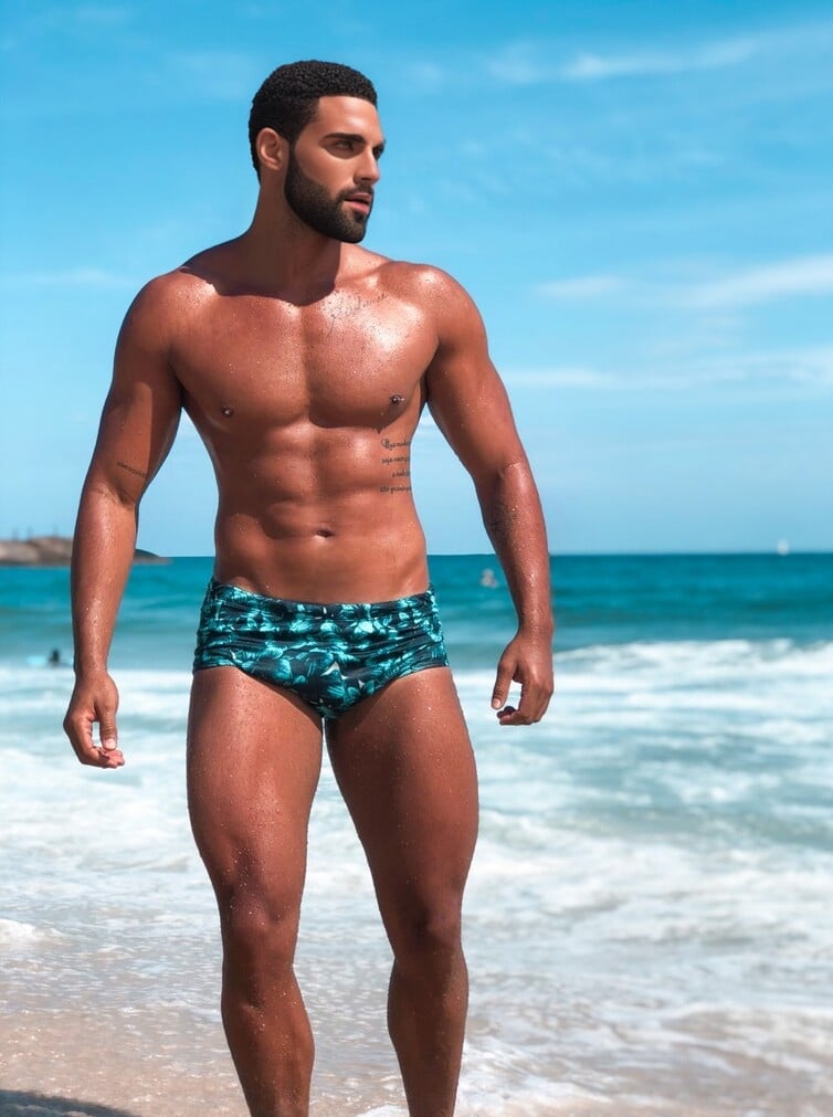 HunksBeachBr's tweet photo. Embracing the beach vibes and sunshine. 🌊☀️ #BeachLife #SummerDays #SunKissed #OceanBreeze #sunga #speedo #bulge https://t.co/7yBLEhfzBT