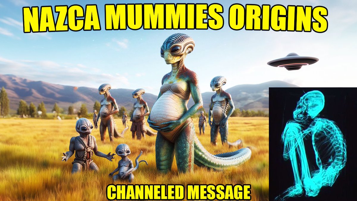 Yahyel Hybrid Reveals The REAL Story Behind Nazca Mummies. Ancient Reptilian Rulers of South America

youtu.be/ek0Z_wI_Fg0

#ufotwitter #nazcamummies #reptilian #snaketilian #disclosure
