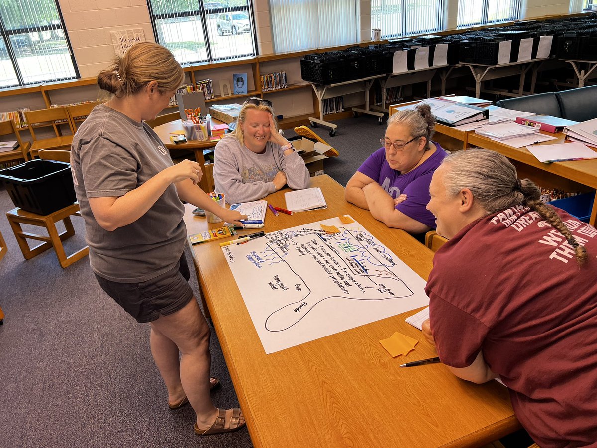 RCS_STEM's tweet photo. Day 2 6th Science Storyline Summer Institute: Ts engaging with high quality instructional strategies from the @BSCSorg STeLLA Framework and improving science teaching and learning through lesson analysis. Building our understanding of how warmer temps cause more flooding in TN. https://t.co/QKqh59JCl0