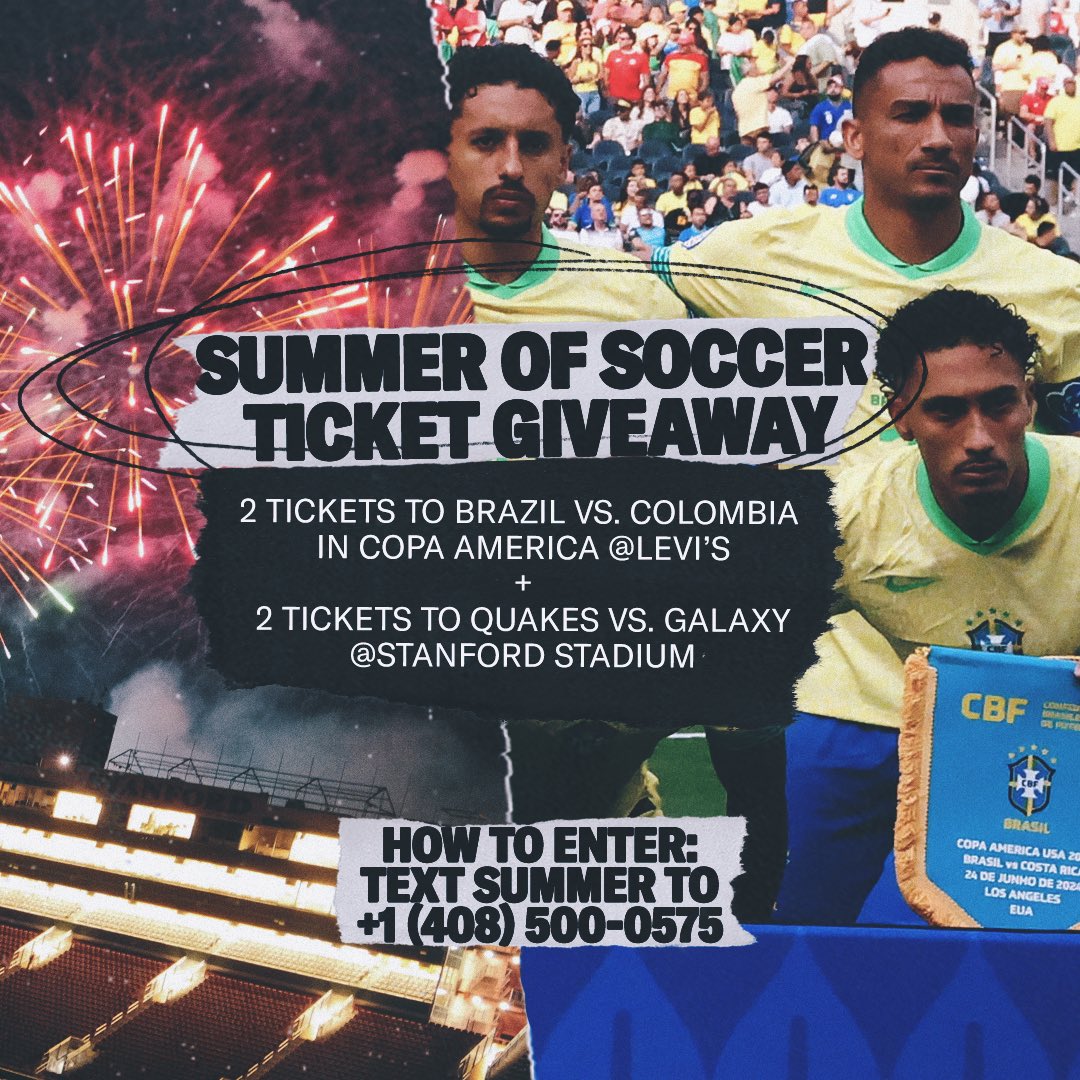 San Jose Earthquakes on X: &ldquo;Text SUMMER to (408) 500-0575 for a 