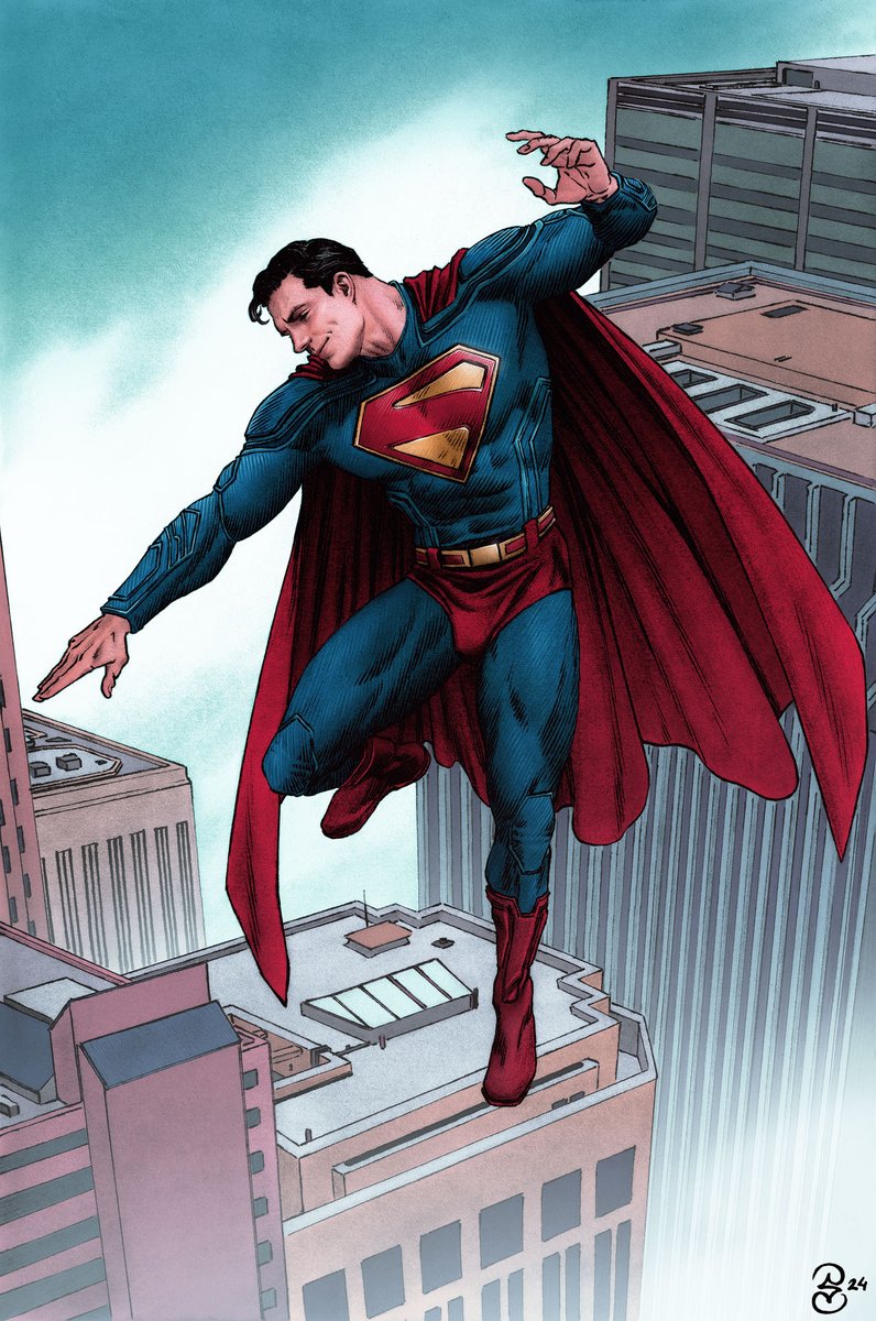 I would hope that this is what the suit looks like in post-production. 

Superman 2025 <a href="/JamesGunn/">James Gunn</a> 

deviantart.com/garnabiuth/art…