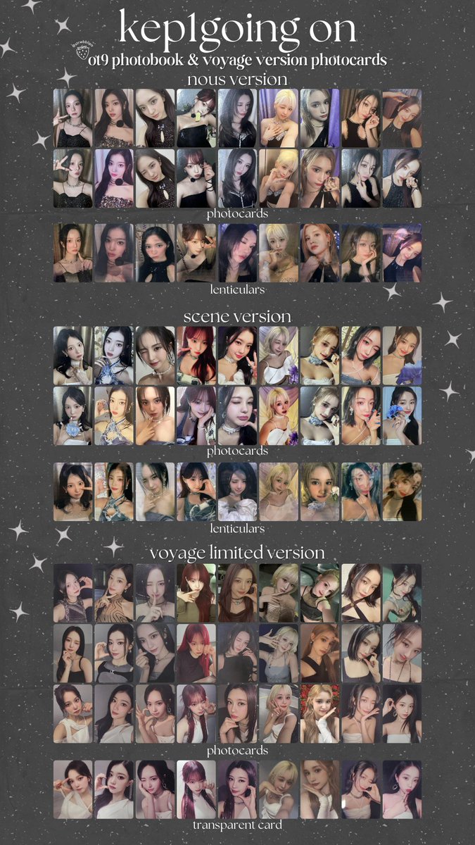 kep1er kep1going on wishlist template - ot9 photobook + voyage ver
