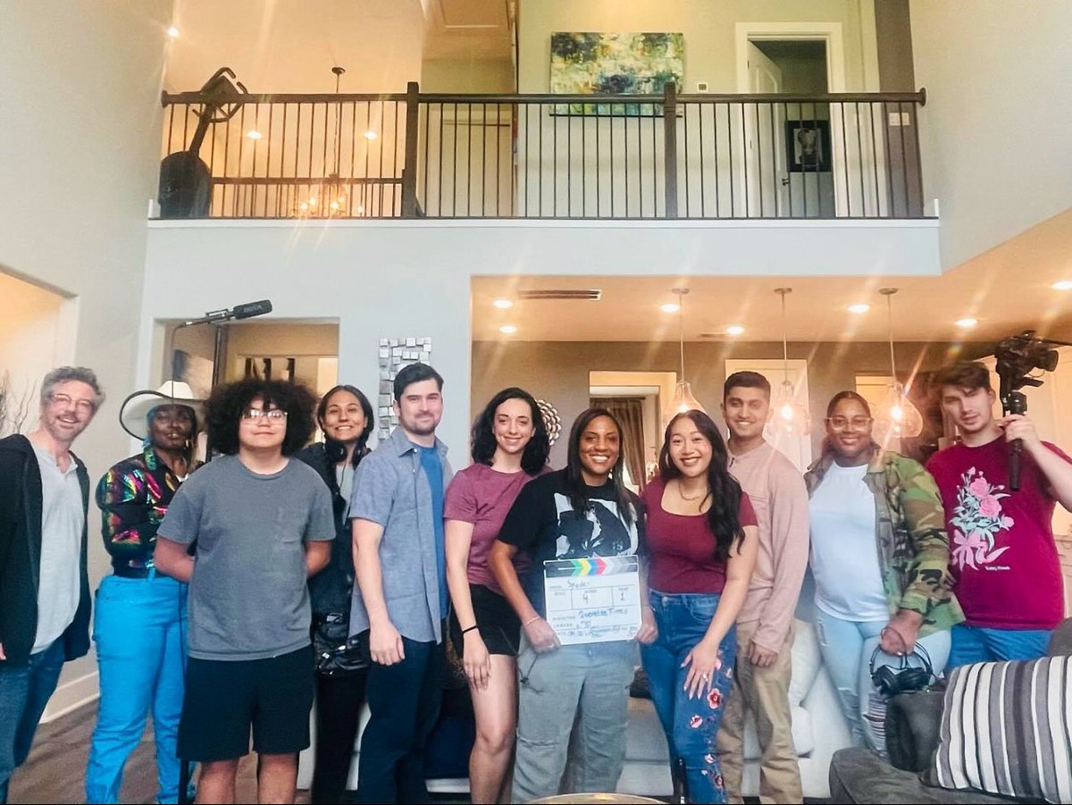 QuevetteT's tweet image. 🎥❤️Grateful to direct this short film with such a fantastic cast and crew! It was an incredible experience, and I’m super proud of our actor's dedication and hard work! 🙏🏾 #Grateful #Blessings #Spades2024 #filmdirector #texasfilm