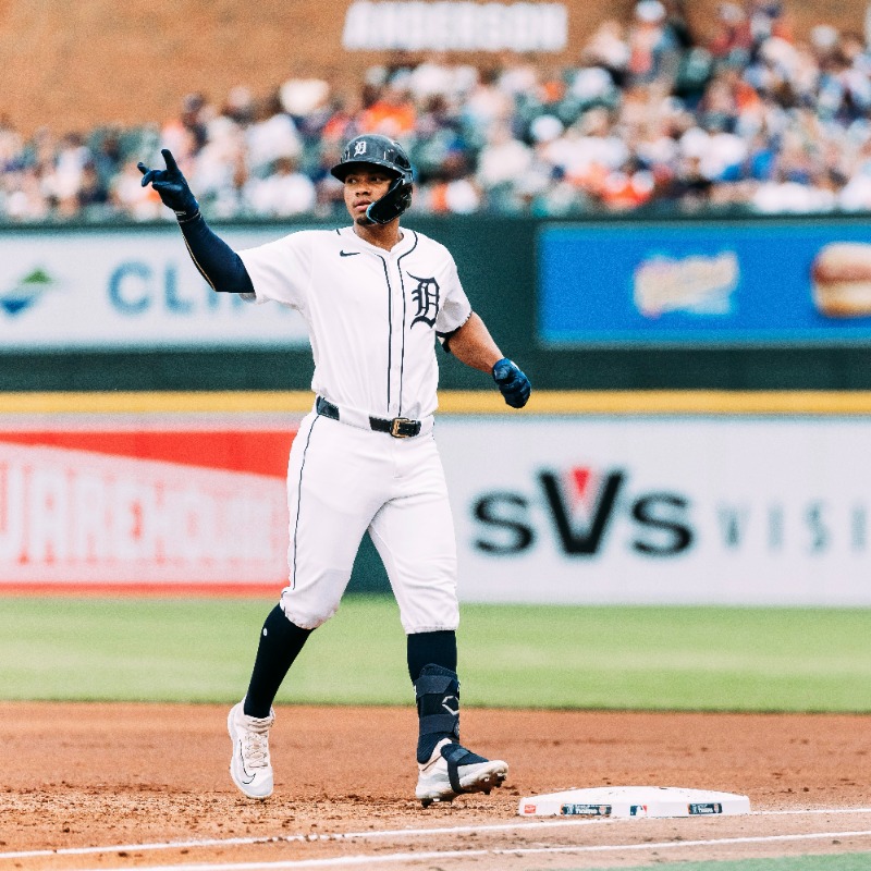 tigers's tweet photo. Took game two!
