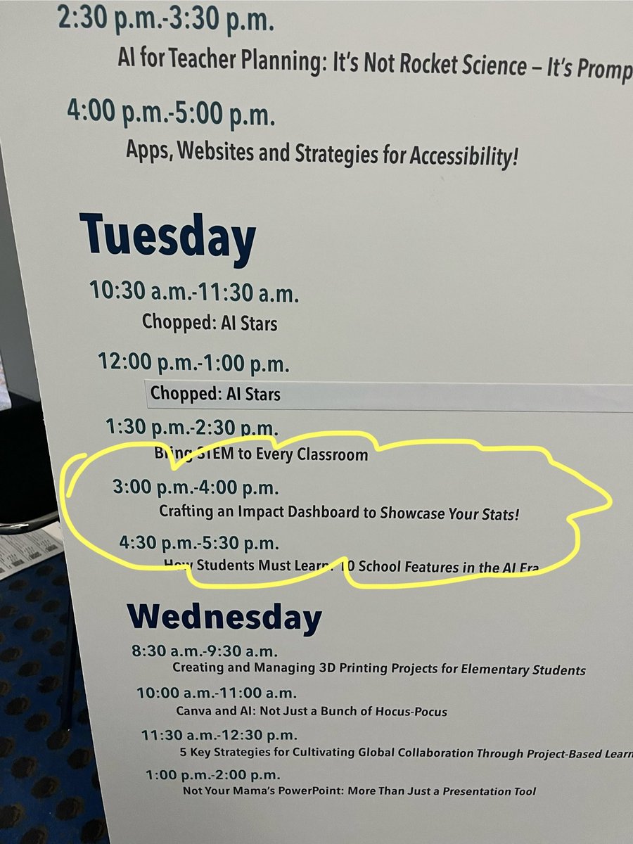 My #ISTELive session with <a href="/BiblioTechGal/">Colleen Graham</a> was a hit today! I’m so excited to continuing sharing my love of impact dashboards with <a href="/Google/">Google</a>’s Looker Studio! Maybe next year we can plan on swag for giveaways! Check out the slidedeck in the <a href="/ISTEofficial/">ISTE</a> conference app! <a href="/GoogleForEdu/">Google for Education</a>