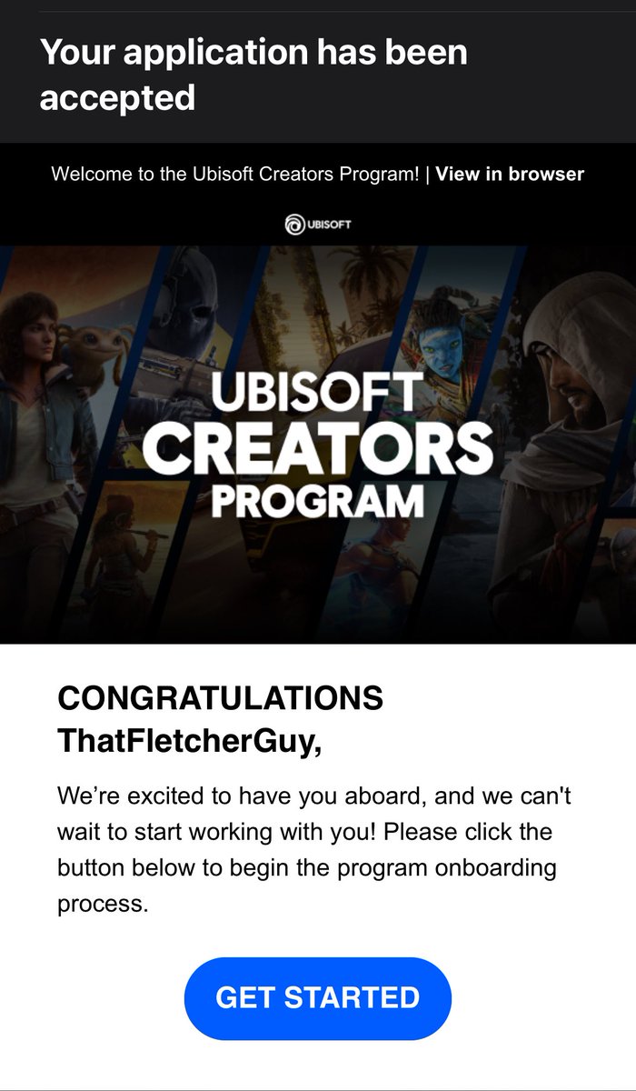thatfletcherguy's tweet image. I have been offline for a little bit but wanted to share a huge win!

As of today I am now part of the #UbisoftCreator program!

I can’t wait to jump into #PrinceofPersia the lost crown on stream, so stay tuned 😃