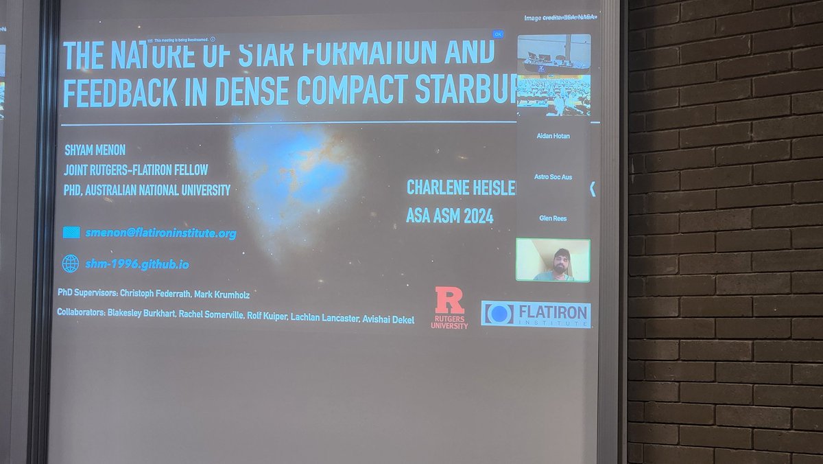AlexLWallace's tweet image. Another @StromloANU graduate presenting an amazing PhD project. Congratulations @shyam_astro on winning the Charlene Heisler Prize! #asa2024