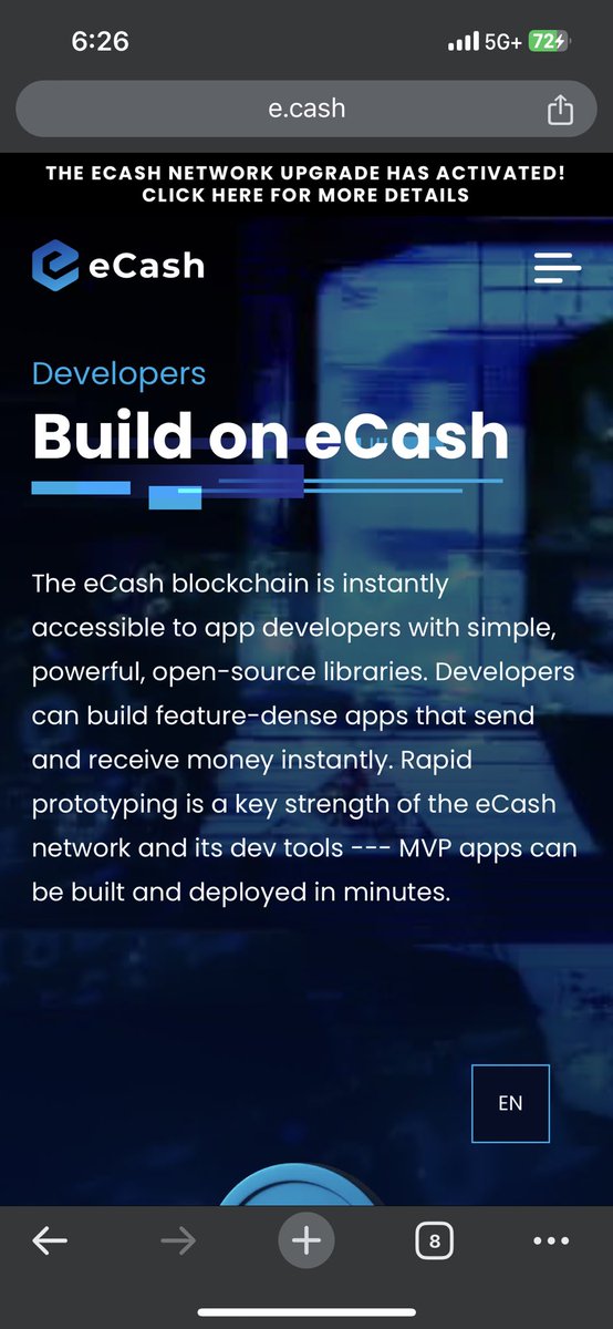 caincurrency's tweet image. The eCash community is looking for 10x engineers to create new applications that will change the world as we know it. Discover how easy it is to build on the eCash network by going to e.cash/build.