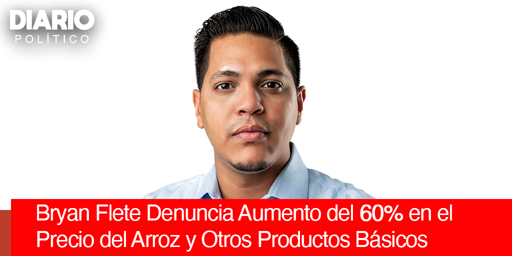 "El arroz ha subido alrededor del 60% en su precio. Un producto que forma parte de la dieta básica de los dominicanos ya se está vendiendo a 50 y 60 pesos la libra", denunció Flete. "Ademas gran parte de los productos que consume el pueblo ha experimentado aumentos estrepitosos".