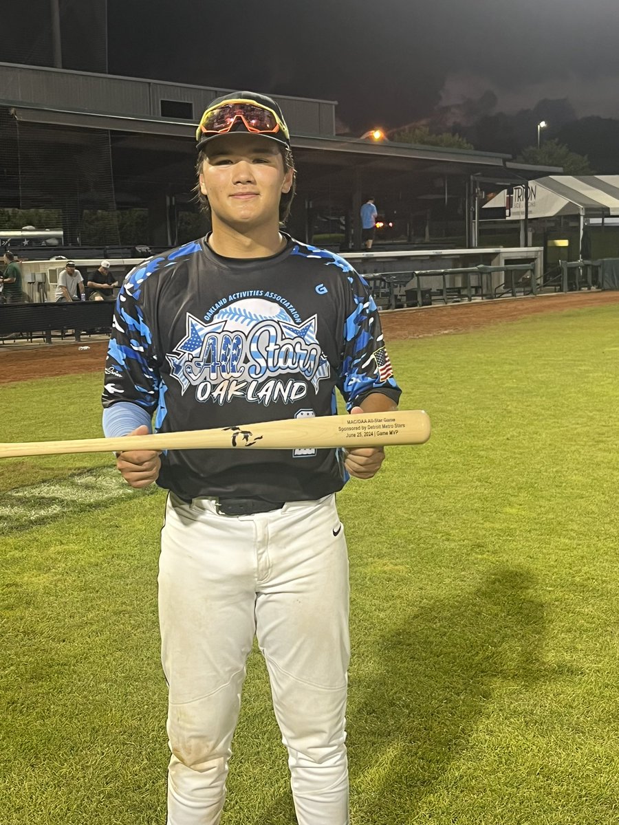 The MVP sponsored by <a href="/GLBatCo/">Great Lakes Bat Co.</a> goes to <a href="/ColtonKinnie/">Colton Kinnie</a> from @MaplesBaseball