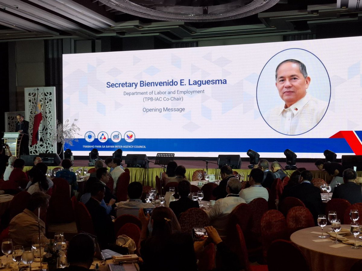 PTVph's tweet photo. TINGNAN: Nagsimula na ang 2024 National Employment Summit ng Department of Labor and Employment (DOLE) ngayong Miyerkoles, Hunyo 26. | via Bernard Ferrer

(1/2) https://t.co/3R7hiylvOo