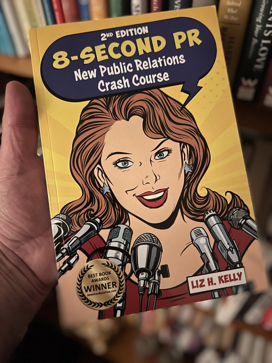 marcwhitt's tweet image. Among those who are masterful public relations professionals is Liz H. Kelly, speaker, Goody PR and Goody Awards CEO/Founder, and author of the bestseller— ‘8-Second PR: New Public Relations Crash Course.’ I can’t wait to dive into it and learn from her wise counsel. Thanks Liz!