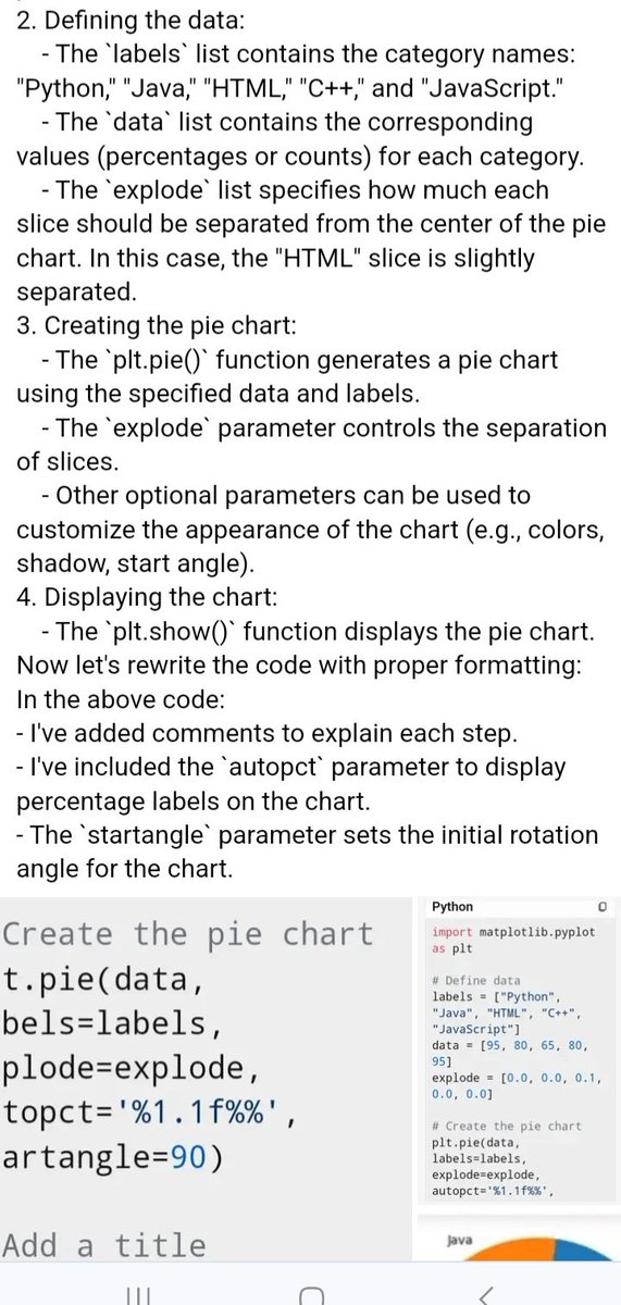 Bluesake's tweet image. Drawing Piechart using matplotlib in Python
