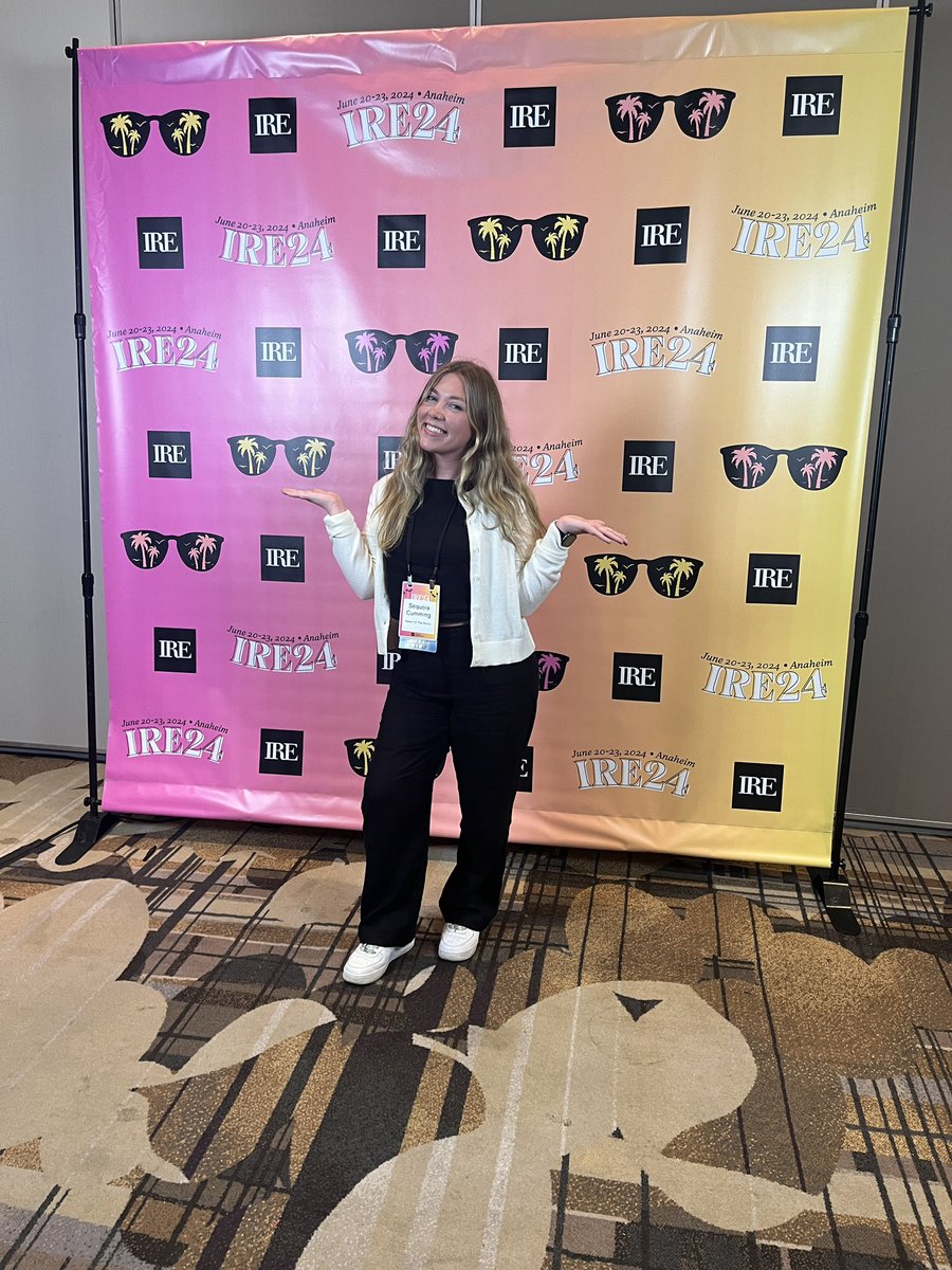 sequoiamc's tweet image. I was a professional human this past week at the IRE conference. It was both a pleasure and an honor to be among some of the brightest in the biz.