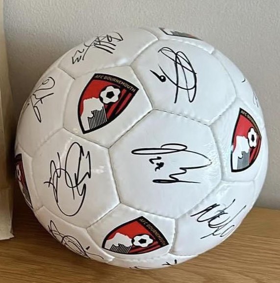 CorfeMullenCarnival (@cmullencarnival) on Twitter photo 🍒⚽️ SILENT AUCTION FOR SIGNED AFC BOURNEMOUTH FOOTBALL
Bids by 5pm 16 June 2024 via raffle@corfemullencarnival.com
Proceeds to:
Louis Ross Foundation
Diverse Abilities
Community First Responders - Corfe Mullen
Heartbeat
Friends of Lockyer's
#afcbournemouth
#afcb #cherries 🍒⚽️ SILENT AUCTION FOR SIGNED AFC BOURNEMOUTH FOOTBALL
Bids by 5pm 16 June 2024 via raffle@corfemullencarnival.com
Proceeds to:
Louis Ross Foundation
Diverse Abilities
Community First Responders - Corfe Mullen
Heartbeat
Friends of Lockyer's
#afcbournemouth
#afcb #cherries