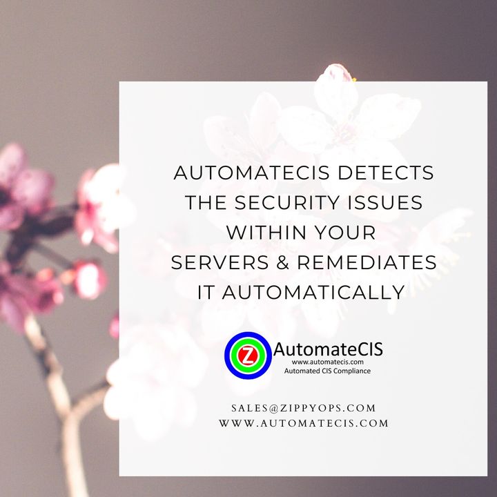 ZippyOps's tweet image. AutomateCIS detects the security issues within your servers and remediates it automatically

For more information: automatecis.com

#CISBenchmarks #InternetSecurity #CyberSecurity #ServerHardening