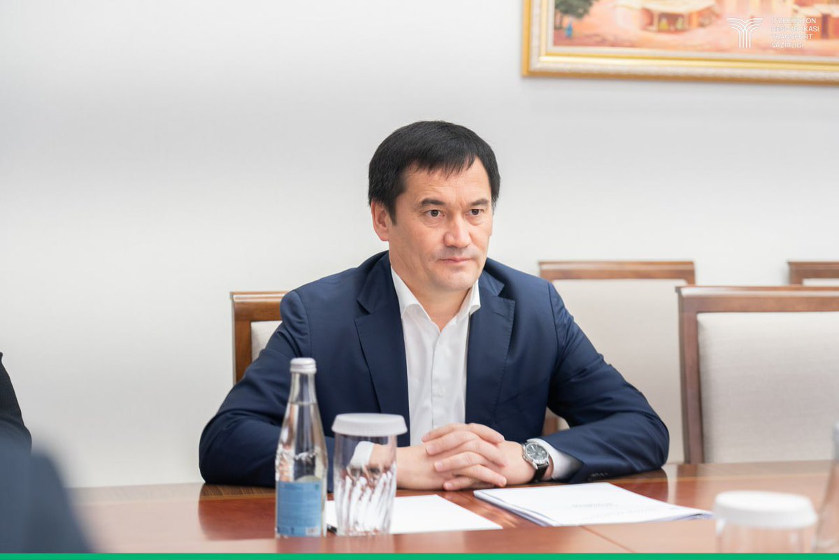 mintransuz's tweet photo. Minister of Transport Ilkhom Mahkamov met with Plenipotentiary Ambassador of the Islamic Republic of Pakistan to the Republic of Uzbekistan. 

More: https://t.co/eR7o5bRlRI https://t.co/qdlXG8Si3j