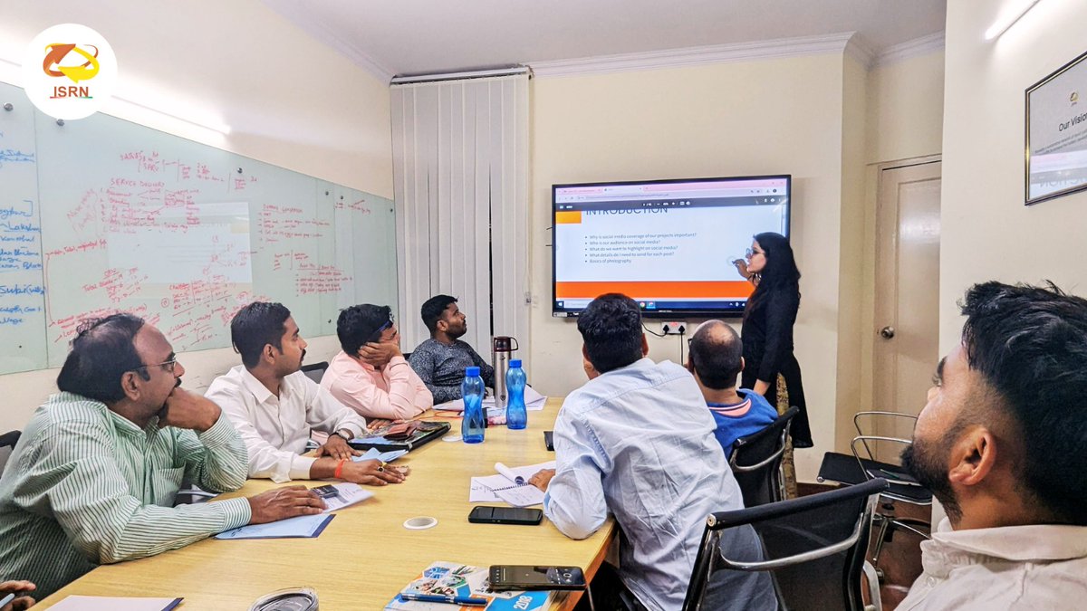 ISRNnewdelhi's tweet photo. On Thursday, 13th June 2024, ISRN's FPO Field Officers gathered at the ISRN head office for a significant review meeting to present on-site updates regarding the ongoing activities of the FPO (Farmer Producer Organization) project. The review meeting was also an opportunity for capacity-building. The field officers received invaluable training covering various crucial areas including finance, social media management, and other key compliances. This training was part of ISRN's ongoing efforts to equip their team with the necessary skills and knowledge to support the FPO project's effectiveness and benefit farming communities.

#Farmers #ISRN #FPO #agriculture #caapacitybuilding