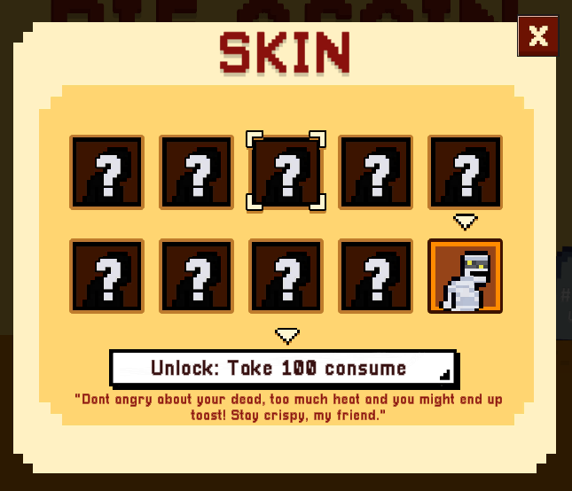 die_again_game's tweet photo. Been working on 18 new skins for mummy 🧟♂️
Stay tuned and follow 'cause we will reveal them real soon!
#DieAgain #gaming #indiedev #indiegame #mobilegames #pixelart #FollowFriday https://t.co/JtA4aHLGdW