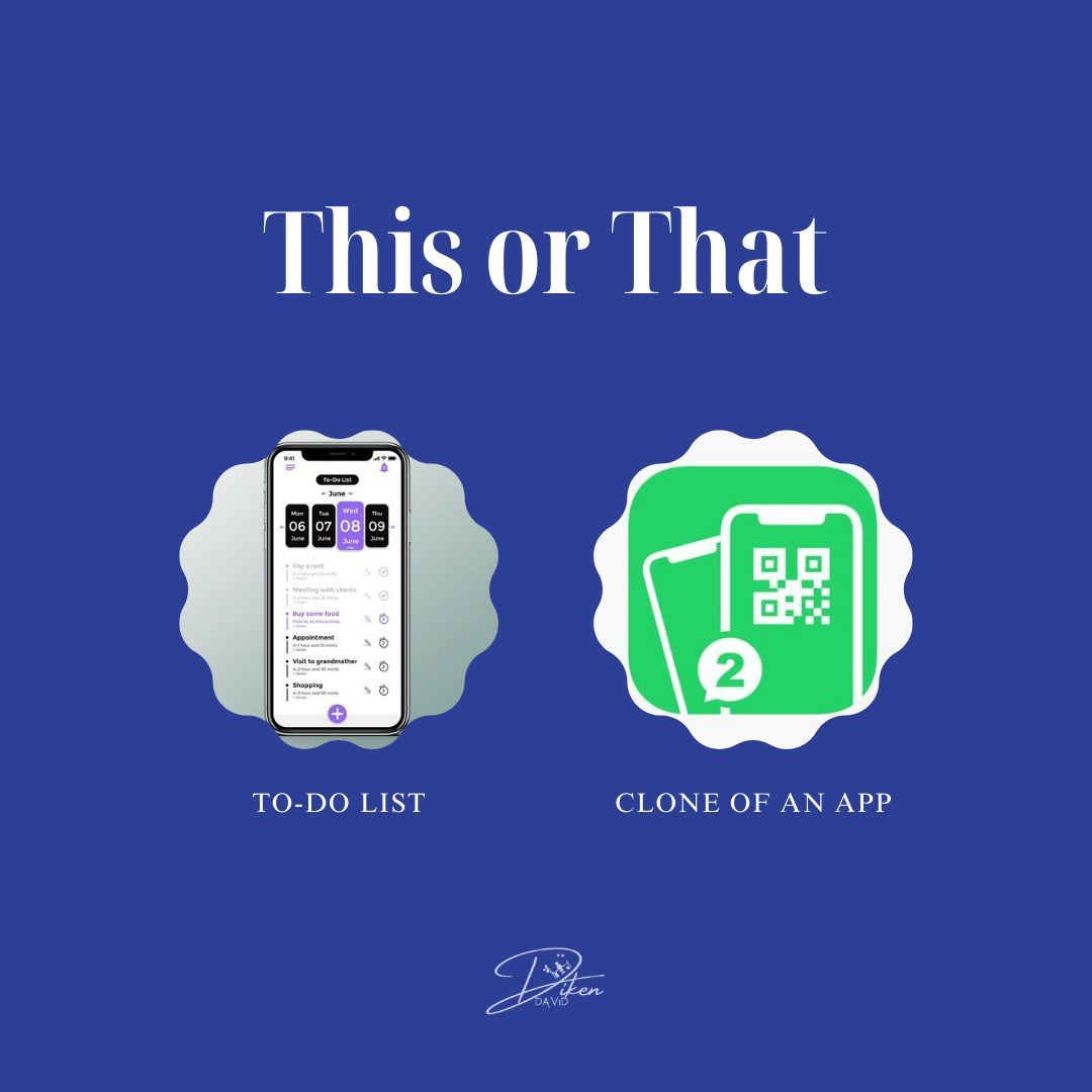 dikendavidltd's tweet image. Dear web developers,
Which one's easier for you?😃
Create a to-do list or #clone your favourite app?
Comment your answer below👇🏽
#webdeveloperslife #WordPress #codingmemes